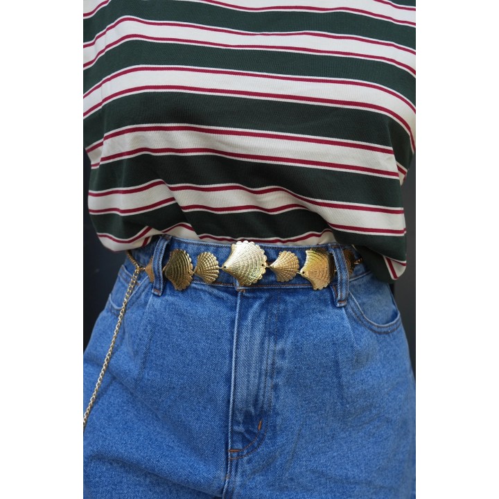 Ceinture chaîne coquillage