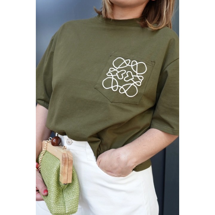 T-shirt Olive