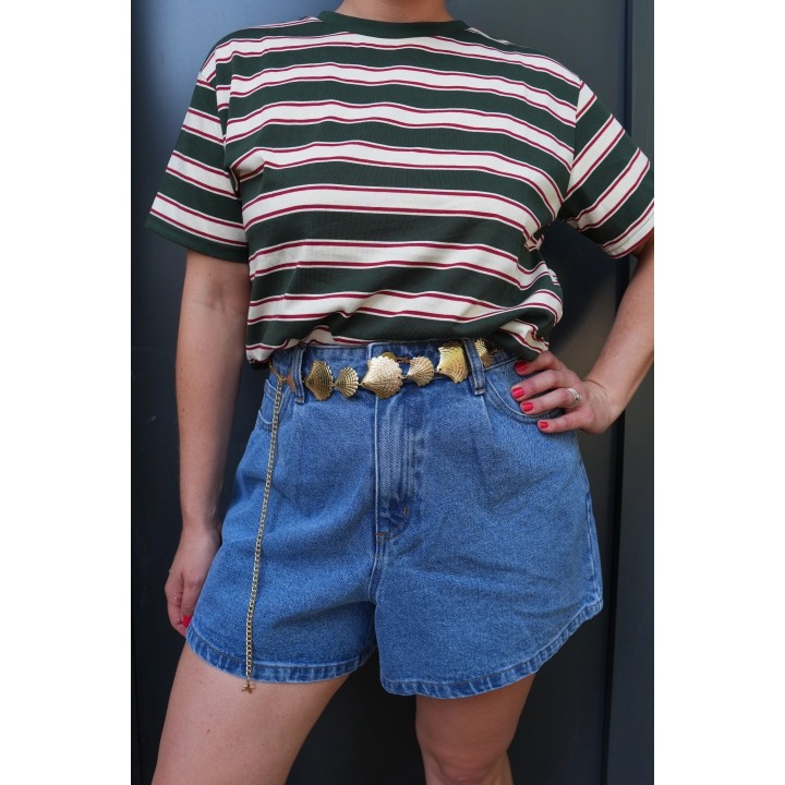 Short en jeans