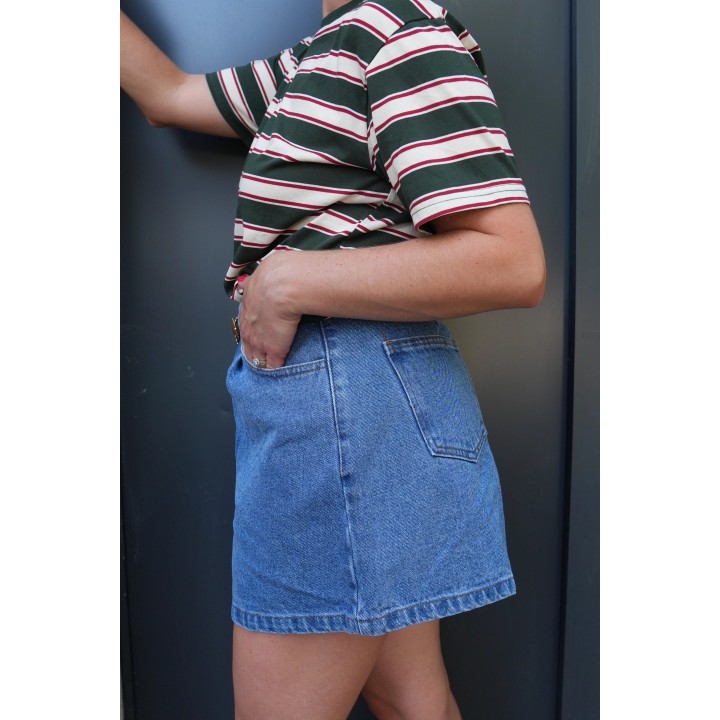 Short en jeans
